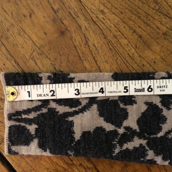 Women's Loft Ann Taylor Dark Charcoal and Tan Knit Dress XS - Picture 12 of 13